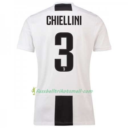 Günstige Fußballtrikots Juventus Turin Chiellini 3 2018-2019 Kurzarm Heimtrikotsatz kaufen